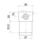 Non TB Profile for 25mm Panel - 3025 - Omega Joint - Image 2