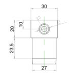 Non TB Profile for 25mm Panel - 3025A - Omega Joint - Image 2
