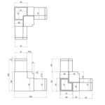 Non TB Profile for 25mm Panel - 4025 - Corner Joint - Image 2