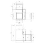 Non TB Profile for 45mm Panel - Corner Joint - Image 2