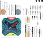 Bosch - 34 Piece Classic Drill Bit And Screwdriver Bit Set / Wood, Masonry & Metal, Accessories For Drills - Image 3