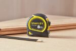 Stanley  Tylon Tape Measure, Black/Yellow, 8 m/25 mm - Image 4