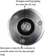 Underground Light LED Buried lights Path Light Yard Garden,High Power Outdoor Decorative Spotlight - Image 2