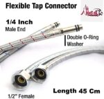 Stainless Steel Flexible Pipe for Plumbing/ 60 cm - Image 2