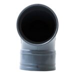 UPVC Bend with Door Lid Pipe Fitting, 3 inch- Light Grey - Image 2