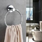 Towel Ring Hand Towel Holder Bathroom/Wall Mount Stainless Towel Ring Polished - Image 2