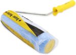 Paint Roller with Plastic Handle/ Strong, Durable and Lightweight for use Indoors & Outdoors Yellow/Blue 9 inch - Image 2