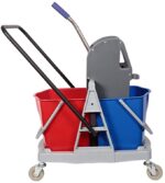 Eclat Double Mop Bucket with Trolley & Wringer - Image 3