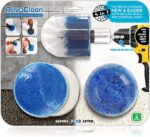 RevoClean 4 Piece Scrub Brush Power Drill Attachments-All Purpose Time Saving Kit - Image 2