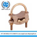 Grounding Connector/ Copper, 4 in to 4 1/2 in /4 in Pipe, 1 Grounding Wires