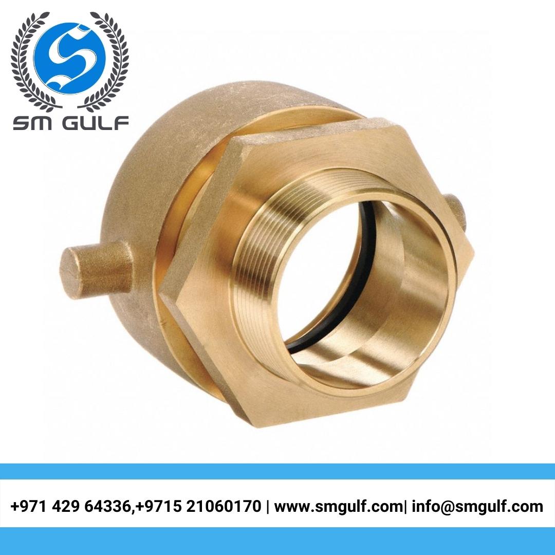1655201133-1272025158-3.jpg Fire Hose Adapter NPT x NH, Male x Female, 2 in x 2-1/2 in Fitting Size:Straight, Brass - Image 1