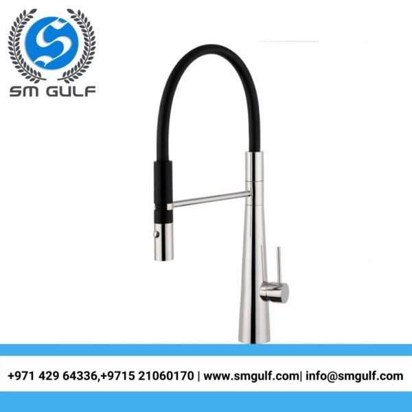 Kitchen Sink Mixer with Extendible Spring Neck