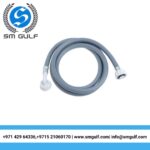 Bathroom Shower Hose- Grey/White/Silver -2 Mtr