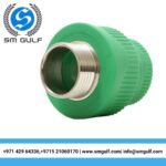 PPR Male Socket Nipple, 25mm x 3/4 inch