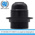 Reliable Electrical Plastic Lamp Bases Light Bulb Lamp Holder Pendant Screw Cap Socket Vintage Black