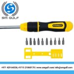 STANLEY -  MULTIBIT RATCHETING SCREW DRIVER /10 BITS