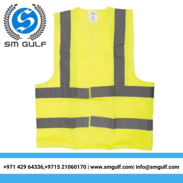 SAFETY JACKET GREEN FABRIC TYPE - MEDIUM