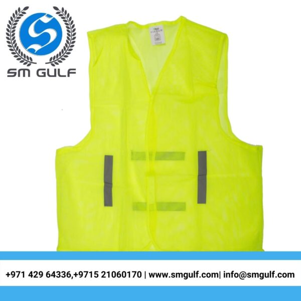 SAFETY JACKET GREEN MESH TYPE - MEDIUM