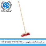 Royal Apex Sweeping Brush with Stick Head Stiff Bristle Hard Outdoor Broom Garden Yard Sweeper