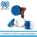 RevoClean 4 Piece Scrub Brush Power Drill Attachments-All Purpose Time Saving Kit