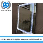 wash basin mirror with lighting (60x80)