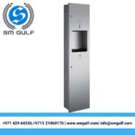 Paper Towel Dispenser with Waste Receptcle