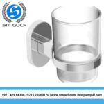 PASSION brass tumbler holder with glass