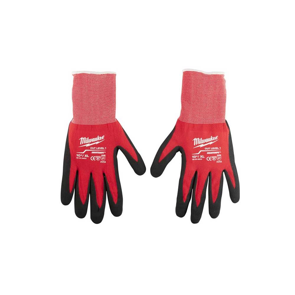 cat21-p-4 Milwaukee XL 'Cut Level 1' Dipped Gloves (Pack of 12) - Image 1