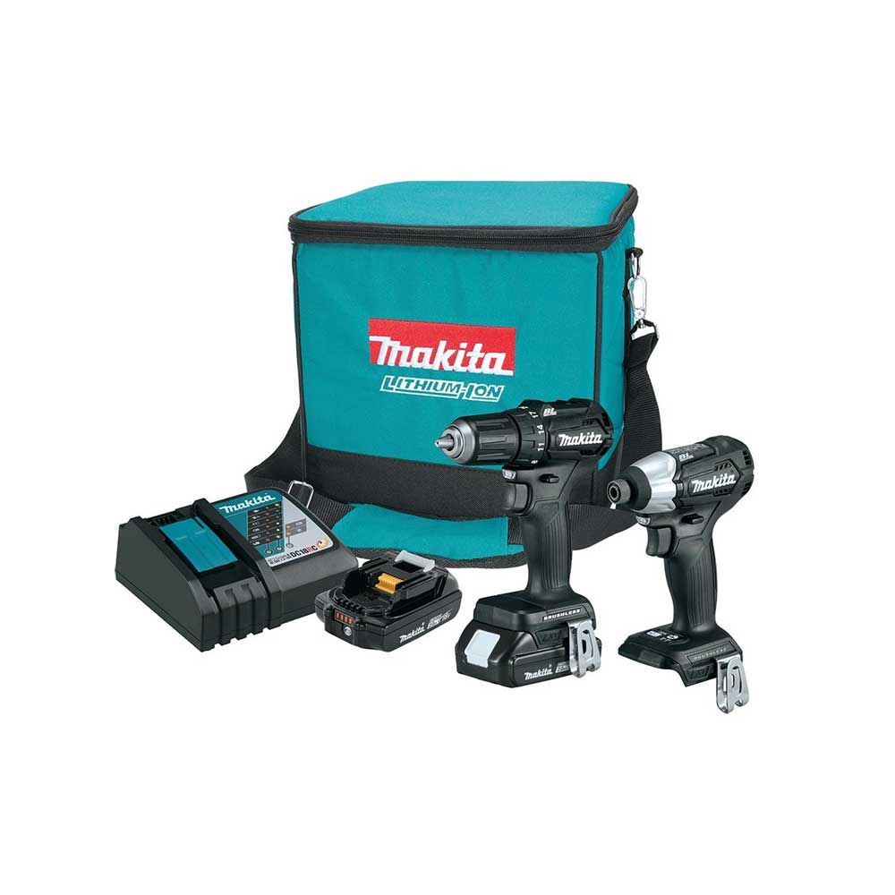 cat7-p-2 Makita 18V LXT Sub-Compact Brushless 2-Piece Combo Kit (2.0 Ah) - Image 1